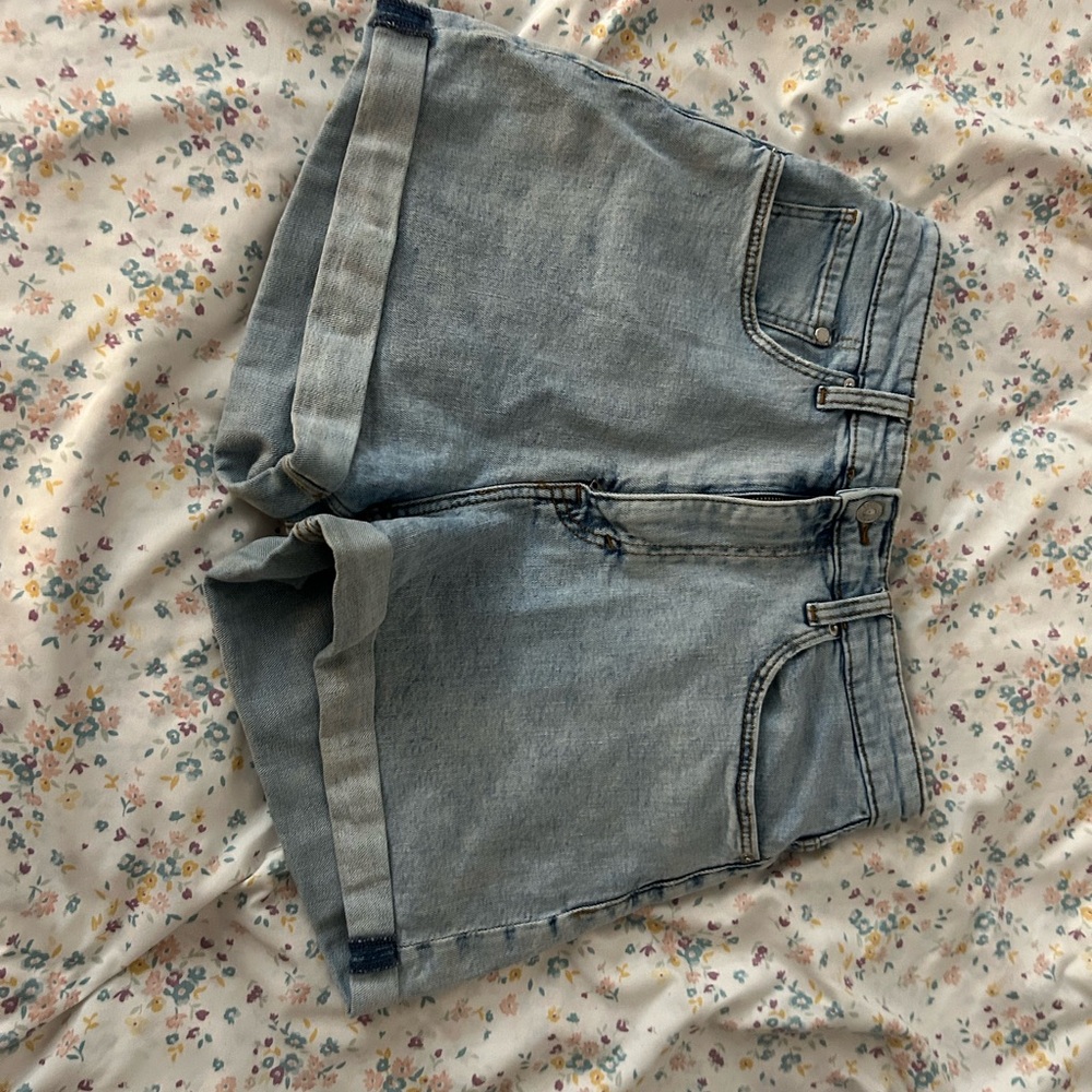 Stylish Light Blue Denim Shorts